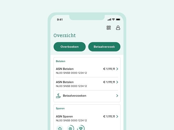 Mobiel bankieren met de ASN-app